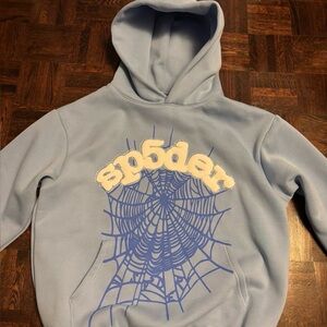 Light Blue Spider Hoodie